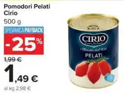 Carrefour Pomodori Pelati Cirio offerta