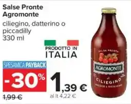 Carrefour Salse Pronte Agromonte offerta