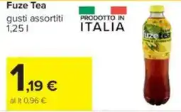 Carrefour Fuze Tea offerta