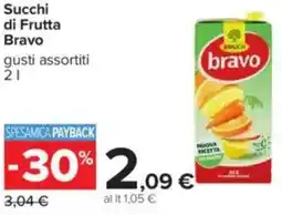 Carrefour Succhi di Frutta Bravo offerta