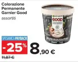 Carrefour Colorazione Permanente Garnier Good assortiti offerta