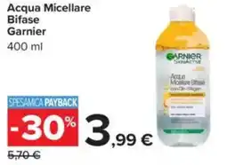 Carrefour Acqua Micellare Bifase Garnier offerta