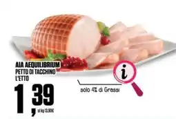 Coop Aia aequilibrium petto di tacchino l'etto offerta