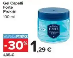 Carrefour Gel Capelli Forte Prokrin offerta