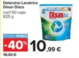 Carrefour Detersivo Lavatrice Dixan Discs offerta