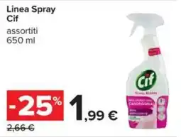 Carrefour Linea Spray Cif offerta