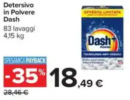 Carrefour Detersivo in Polvere Dash offerta