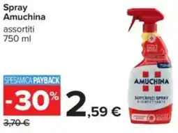 Carrefour Spray Amuchina assortiti offerta