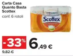 Carrefour Carta Casa Quanto Basta Scottex offerta