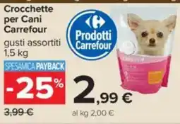 Carrefour Crocchette per Cani Carrefour offerta