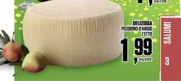Coop Deliziosa pecorino d'angio l'etto offerta