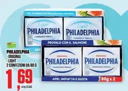 Coop Philadelphia original light 2 confezioni da offerta