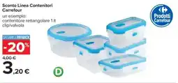Carrefour Sconto Linea Contenitori Carrefour offerta