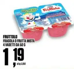 Coop Fruttolo fragola o frutta mista 4 vasetti da offerta