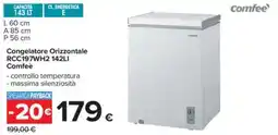 Carrefour Congelatore Orizzontale RCC197WH2 142LI Comfeè offerta