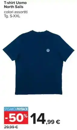 Carrefour T-shirt Uomo North Sails offerta