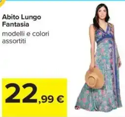 Carrefour Abito Lungo Fantasia offerta