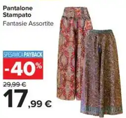 Carrefour Pantalone Stampato offerta