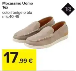 Carrefour Mocassino Uomo Tex offerta