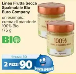 Carrefour Linea Frutta Secca Spalmabile Bio Euro Company offerta