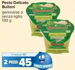 Carrefour Pesto Delicato Buitoni offerta