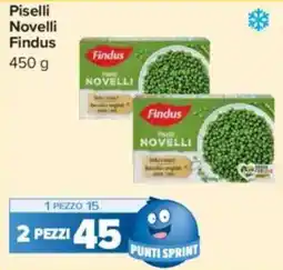 Carrefour Piselli Novelli Findus offerta