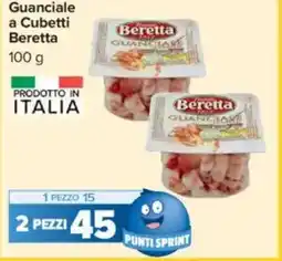 Carrefour Guanciale a Cubetti Beretta offerta