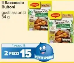 Carrefour Il Saccoccio Buitoni gusti assortiti offerta