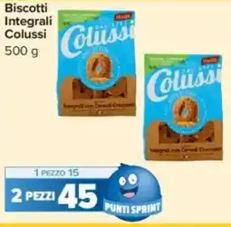 Carrefour Biscotti Integrali Colussi offerta
