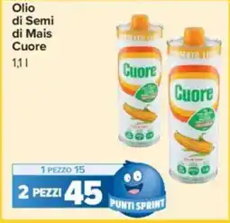 Carrefour Olio di Semi di Mais Cuore offerta