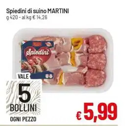 Famila SPIEDINI DI SUINO MARTINI offerta