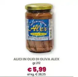 Famila Alici in olio di oliva ALEX offerta