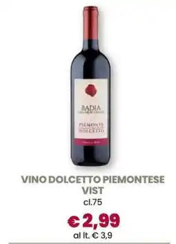 Famila VINO DOLCETTO PIEMONTESE VIST offerta