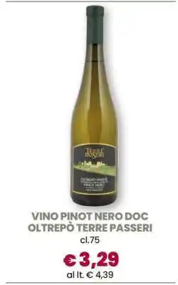 Famila VINO PINOT NERO DOC OLTREPÒ TERRE PASSERI offerta