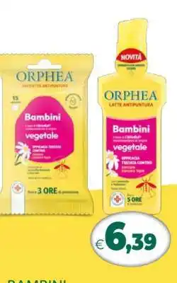 Famila ORPHEA Bambini vegetale offerta