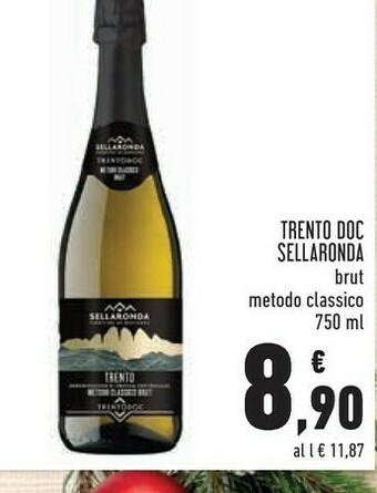 Conad Margherita Sellaronda trento doc brut metodo classico 750 ml offerta