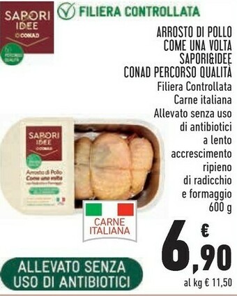 Arrosto di pollo come una volta
