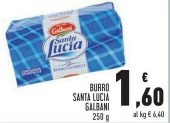 Conad Margherita Santa lucia burro classico 250 g(ml) offerta