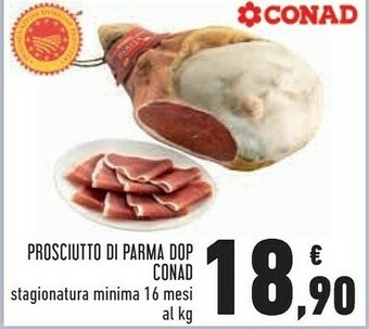 Conad Margherita Conad prosciutto di parma dop stagionatura minima 16 mesi offerta