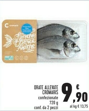 Conad Margherita Cromaris orate allevate confezionate offerta