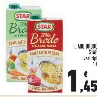 Conad Margherita Il mio brodo di manzo 1000 g(ml) offerta