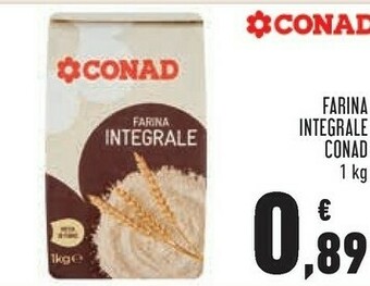 Conad - farina integrale 1000 g(ml)