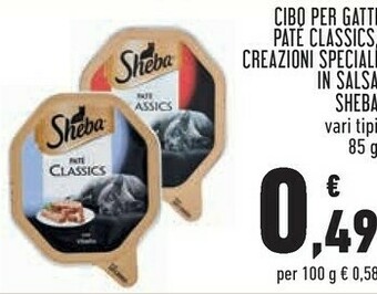 Cibo per gatti pate