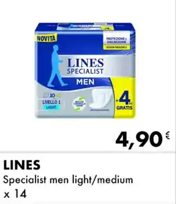 Iper Tosano Lines specialist men light/medium x 14 offerta