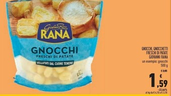 Conad Margherita Giovanni rana - gnocchi freschi di patate offerta