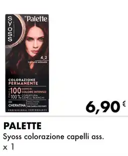 Iper Tosano PALETTE Syoss colorazione capelli ass. offerta