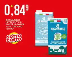 Vantaggio Cash&Carry Granarolo latte uht ps/ bontà leggera 100% italiano offerta
