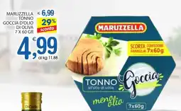 Qui Discount Maruzzella tonno goccia d'olio di oliva offerta