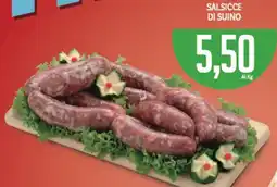 Supermercati Piccolo Salsicce di suino offerta