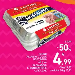 Spazio Conad Tonno all'olio d'oliva NOSTROMO offerta